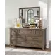 XXXs and OOOs Cocoa 7 Drawer Dresser with USB Charging