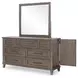 XXXs and OOOs Cocoa 7 Drawer Dresser with USB Charging
