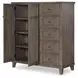 XXXs and OOOs Cocoa 5 Drawer Door Chest