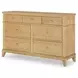Todays Traditions Natural Hickory Youth Panel Bedroom Set