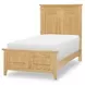 Todays Traditions Natural Hickory Youth Panel Bedroom Set