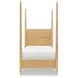 Todays Traditions Natural Hickory Youth Poster Bedroom Set