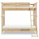 Todays Traditions Natural Hickory Twin Over Twin Bunk Bed