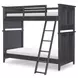 Todays Traditions Blacksmith Twin Over Twin Bunk Bed