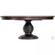 Americana Honey And Molasses Round Extendable Dining Table