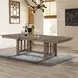 Harrisburg Walnut Brown Extendable Rectangular Dining Room Set