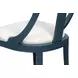 Deco White Performance Fabric Upholstered Side Chair Set of 2