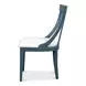 Deco White Performance Fabric Upholstered Side Chair Set of 2