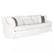 Vista Beige Performance Fabric 93" Sofa