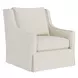 Vista Beige Performance Fabric Upholstered Swivel Accent Chair