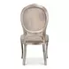 U093 06TG Gray Performance Fabric Upholstered Side Chair Set of 2