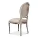 U093 06TG Gray Performance Fabric Upholstered Side Chair Set of 2