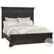 Hickory Creek Brown Velvet King Panel Bed