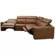 Rally-Up Caramel 4 Piece Power Reclining Sectional
