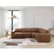 Rally-Up Caramel 4 Piece Power Reclining Sectional
