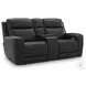 5Z-Relaxation Onyx Power Reclining Console Loveseat