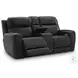 5Z-Relaxation Onyx Power Reclining Console Loveseat