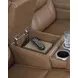 Dreamer Caramel Leather Power Reclining Living Room Set with Audio Seating
