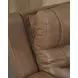 Dreamer Caramel Leather Power Reclining Living Room Set with Audio Seating