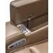 Dreamer Caramel Leather Power Recliner with Audio Seating