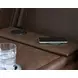 Dreamer Brown Leather 84" Power Reclining Sofa with Audio Seating