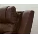 Dreamer Brown Leather Power Recliner with Audio Seating