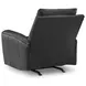 Danemere Black Leather Rocker Recliner