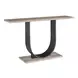 Curated Black and Gold Round Granite Top Nouveau Occasional Table Set