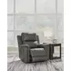 Beryton Anchor Leather Zero Gravity Power Recliner with USB Charging
