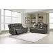 Beryton Anchor Leather 75" Zero Gravity Power Reclining Loveseat with USB Charging