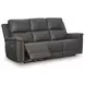Beryton Anchor Leather Power Reclining Living Room Set
