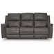 Beryton Anchor Leather Power Reclining Living Room Set