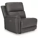 Beryton Anchor Leather 5 Piece Modular Power Reclining Sectional with USB Charging