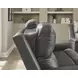Beryton Anchor Leather 5 Piece Modular Power Reclining Sectional with USB Charging