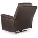 Beryton Espresso Leather Zero Gravity Power Recliner with USB Charging