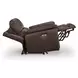 Beryton Espresso Leather Zero Gravity Power Recliner with USB Charging