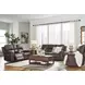 Beryton Espresso Leather 85" Zero Gravity Power Reclining Sofa with USB Charging