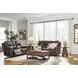 Beryton Espresso Leather 85" Zero Gravity Power Reclining Sofa with USB Charging