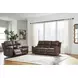 Beryton Espresso Leather 85" Zero Gravity Power Reclining Sofa with USB Charging