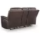 Beryton Espresso Leather 75" Zero Gravity Power Reclining Loveseat with USB Charging