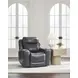 Momentum Moves Admiral Leather Power Recliner with USB Charging