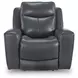 Momentum Moves Admiral Leather Power Recliner with USB Charging