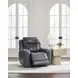 Momentum Moves Admiral Leather Power Recliner with USB Charging