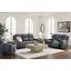 Momentum Moves Admiral Leather 88" Power Reclining Sofa with USB Charging