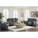 Momentum Moves Admiral Leather 88" Power Reclining Sofa with USB Charging