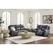 Momentum Moves Admiral Leather 88" Power Reclining Sofa with USB Charging