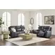 Momentum Moves Admiral Leather 88" Power Reclining Sofa with USB Charging