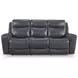 Momentum Moves Admiral Leather 88" Power Reclining Sofa with USB Charging