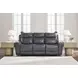 Momentum Moves Admiral Leather 88" Power Reclining Sofa with USB Charging