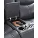 Momentum Moves Admiral Leather 78" Power Reclining Loveseat with USB Charging